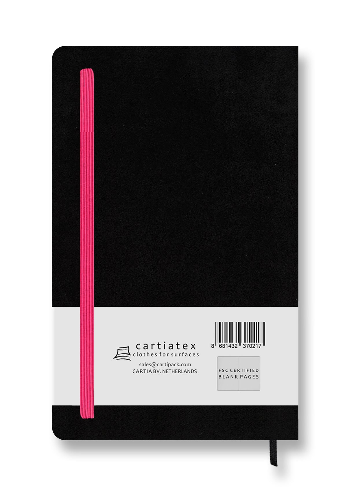 FABRIC HARDCOVER BLANK NOTEBOOK FLAMINGO